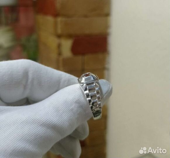 Мужской перстень серебро