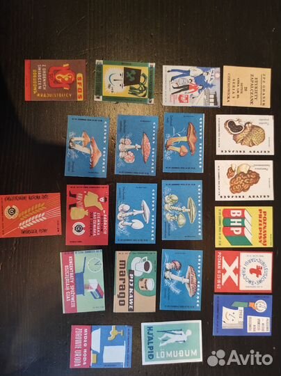 Спичечные этикетки СССР Чехословакия и Эстония