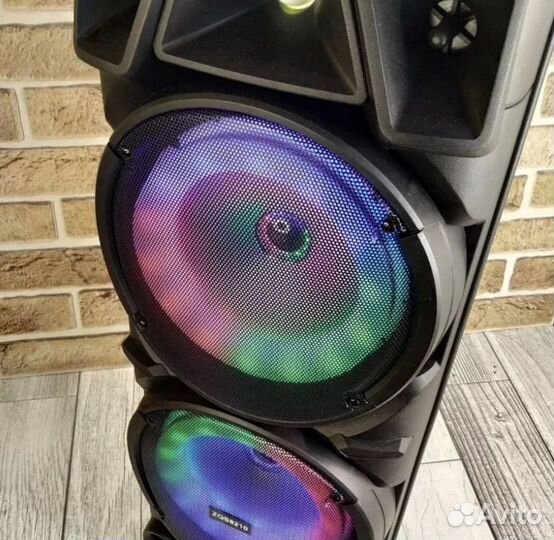 Большая блютуз колонка. Регулировка частот