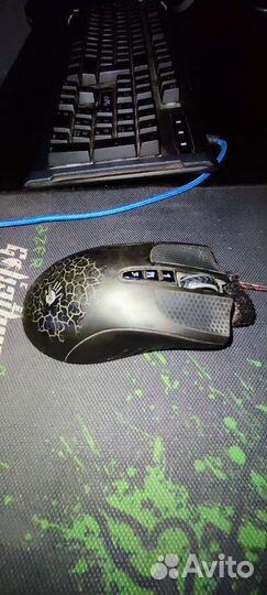 Мышь проводная A4Tech Bloody Blazing A9/A90 черный