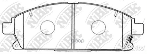 PN2389-nibk колодки дисковые п Nissan Patfinde
