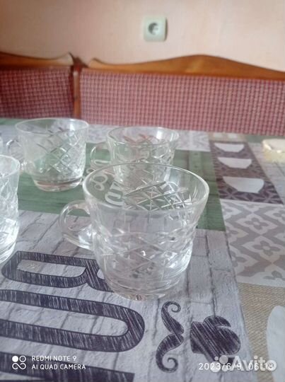 Хрустальные рюмки СССР