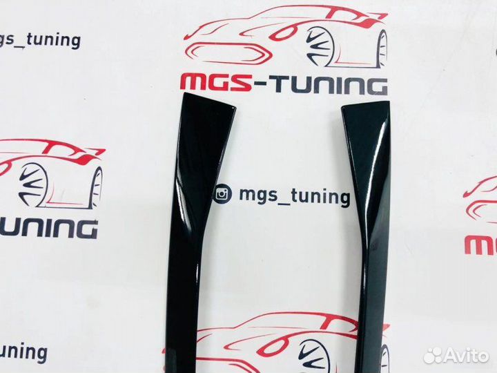 Плавники на стекло M-Perfomance BMW X4 G02 Black