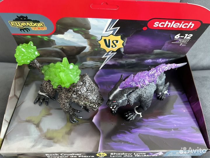 Новый Schleich Eldrador 70827 Shadow Lynx vs. Rock