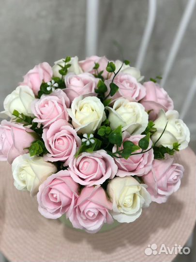 Букет цветов из мыла