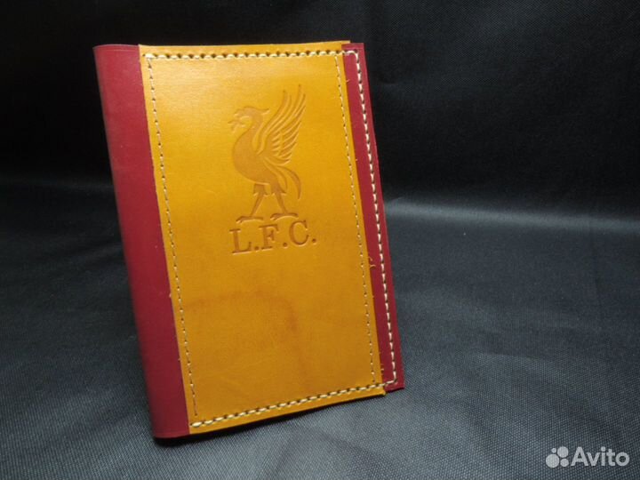 Обложка на паспорт кожаная Ливерпуль Liverpool