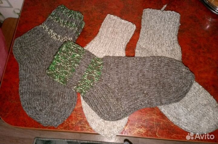 Носки вязаные ручной работы мужские