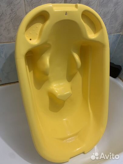 Ванночка для купания с горкой