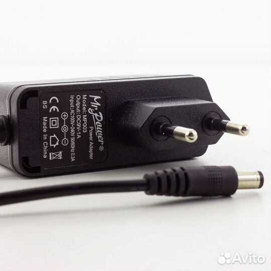 Блок питания для педалей Mr.Power 9V DC-1A Новый