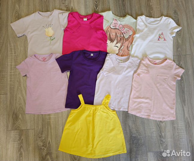 Одежда для девочки пакетом 110/116