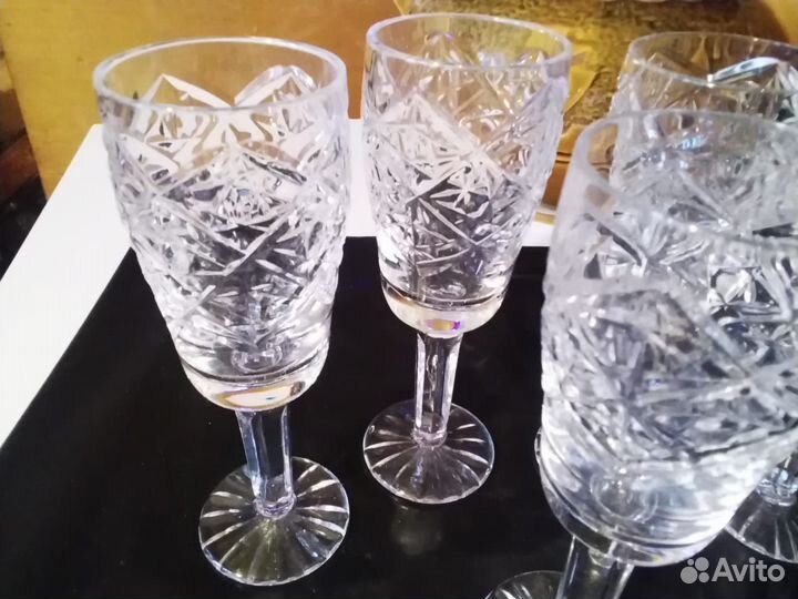 Рюмка Гусь Хрустальный СССР хрусталь