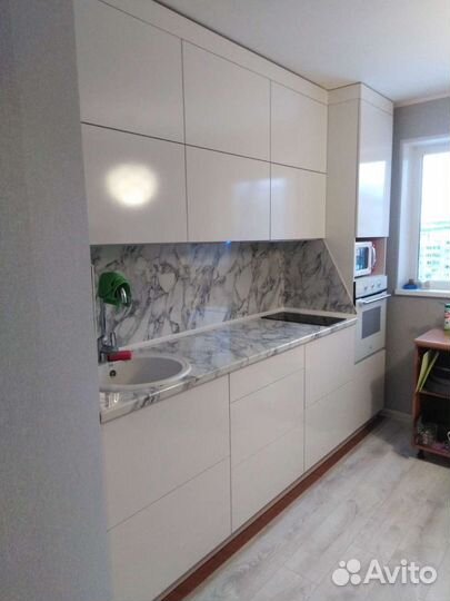 Изготовление монтаж мебели, замена столешниц, фаса