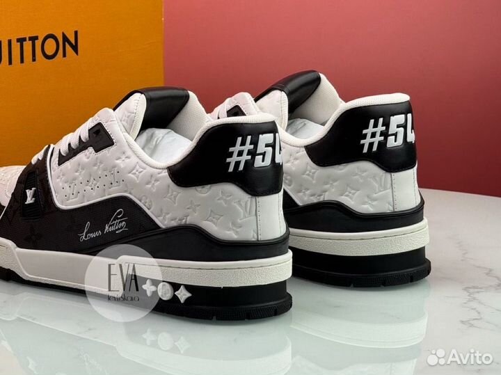 Кроссовки Louis Vuitton Trainer #54 Black White