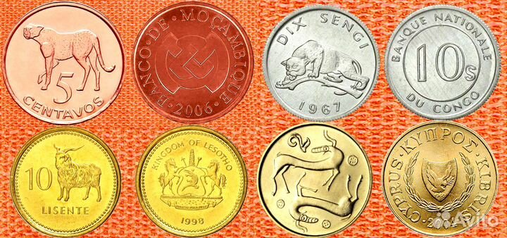 Фауна мира на монетах