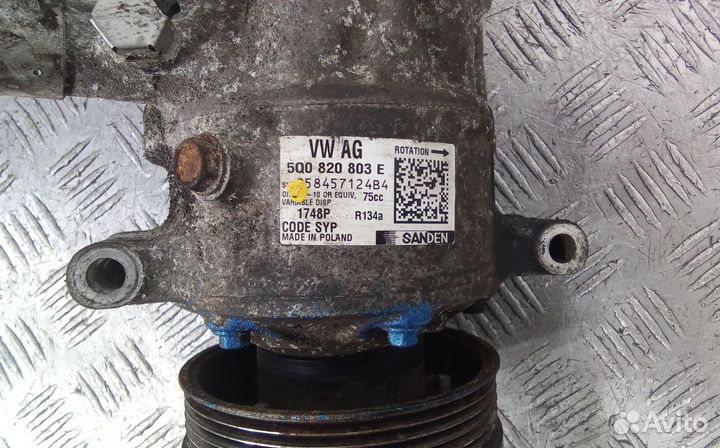 Компрессор системы кондиционирования Skoda Rapid