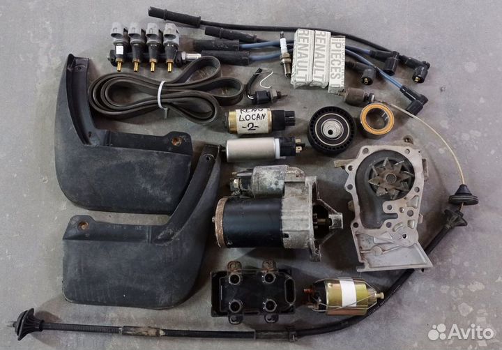Стартер б/у запчасти от Reno Logan 2