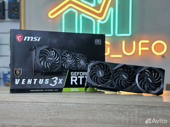 Видеокарта MSI GeForce RTX 3070 ventus 3X OC