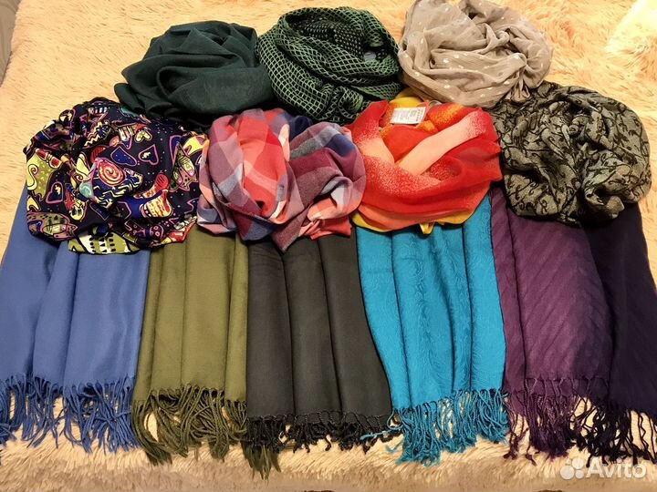 Шарфы платки палантины