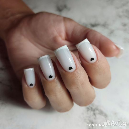 Маникюр+гель-лак. Пролетарка