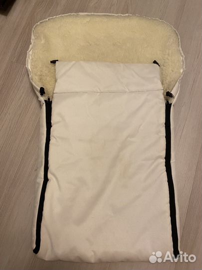 Конверт натуральный мех в коляску или санки