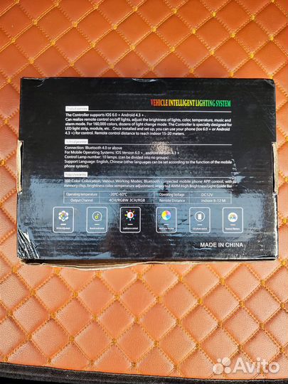 Контурная подсветка салона