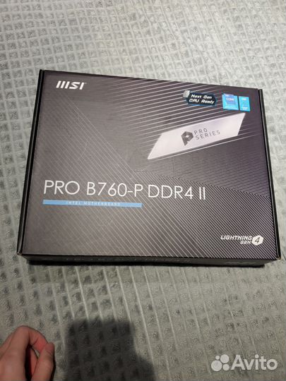 Материнка Msi pro b760 p ddr4 ll