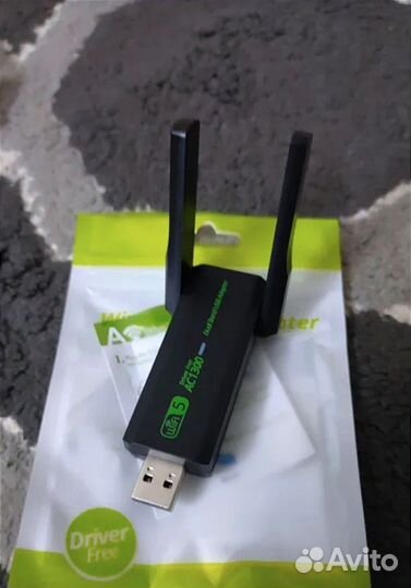 WiFi 2.4n 5.8ac 1300 юсб адаптер