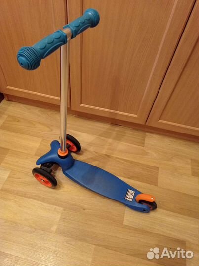 Самокат детский трехколесный бу