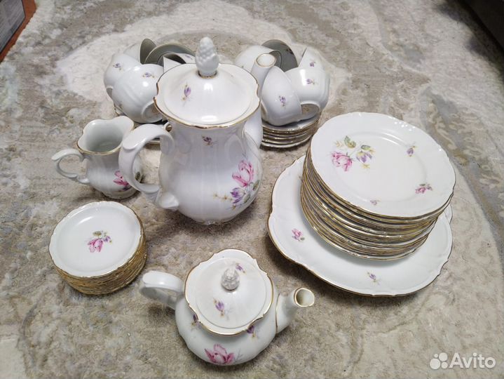 Чайный сервиз фарфор гдр