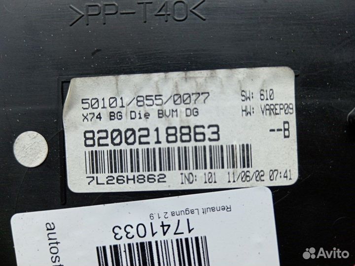 Панель для Renault Laguna 2