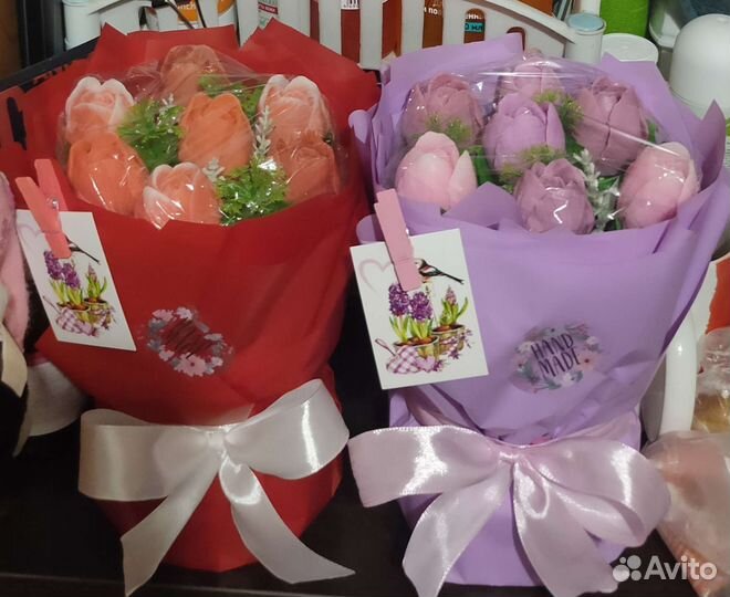 Букет из мыла