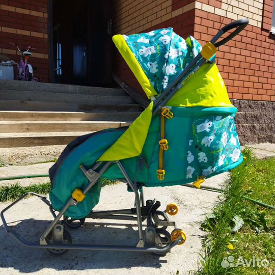 Детские санки коляска Ника