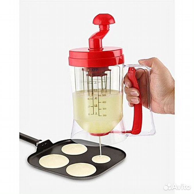 Дозатор для жидкого теста batter dispenser. Изобретение облегчающие жизнь труд повара. Дозирующий стакан для теста. Емкость для жидкого теста. Дозатор теста для оладьев.