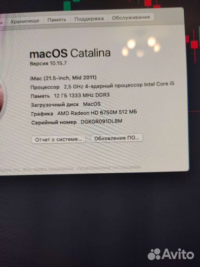 Моноблок apple iMac 21,5