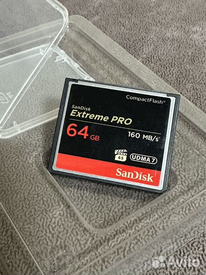Карта памяти CF 64GB SanDisk Extreme Pro