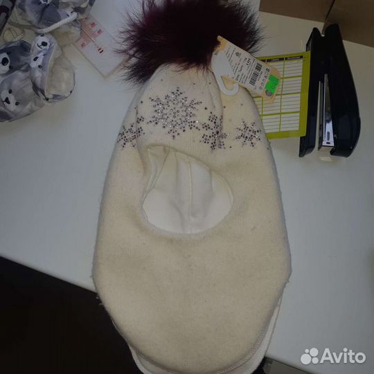 Шапка шлем для девочки