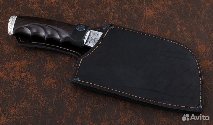 Сербская тяпка сталь булат венге мельхиор