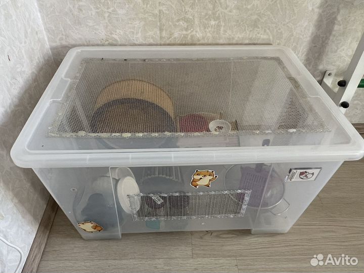 Контейнер-клетка для хомяка