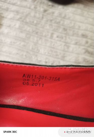 Туфли женские на высоком каблуке 38 размер