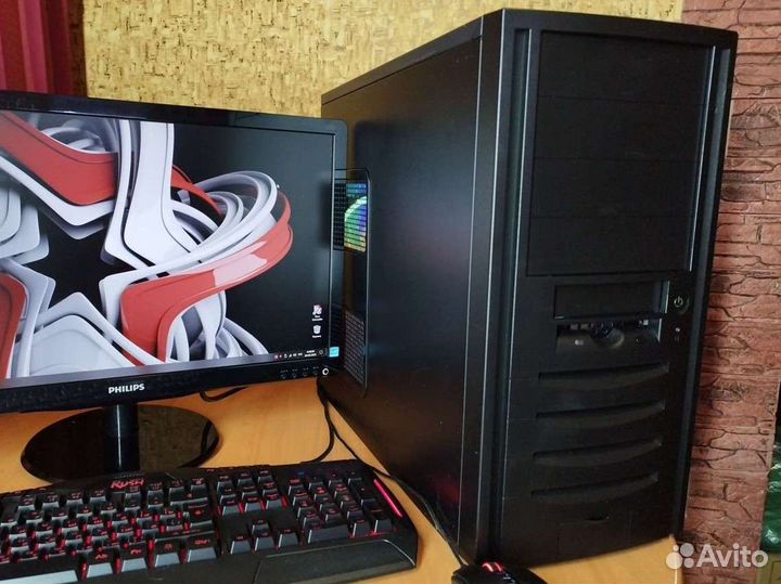 Игровой Компьютер Core i7/3.8Ghz/16Gb/Rx570Strix
