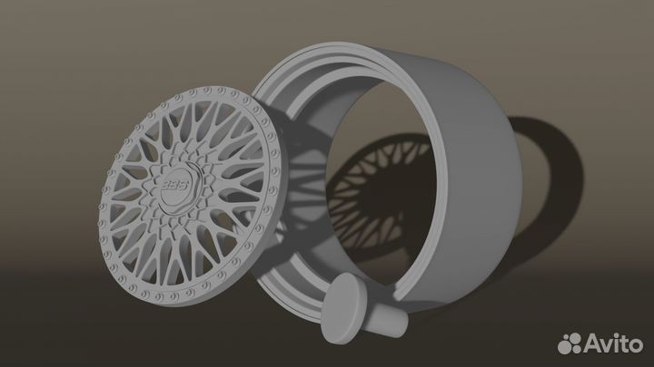 Диски в масштабе 1/24 BBS RS