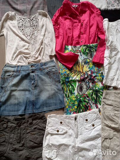 Большой пакет летних вещей на девушку 42