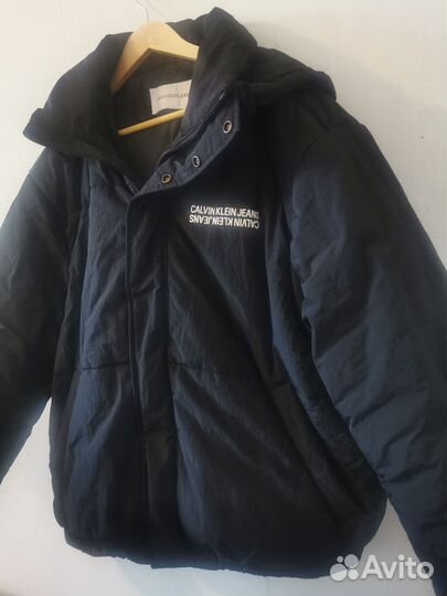 Пуховик зимний мужской calvin klein