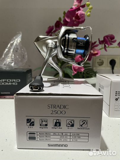 Катушки shimano Vanford, Stradic. Daiwa Caldia