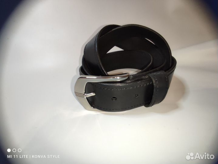 Мужской кожаный ремень ручной работы