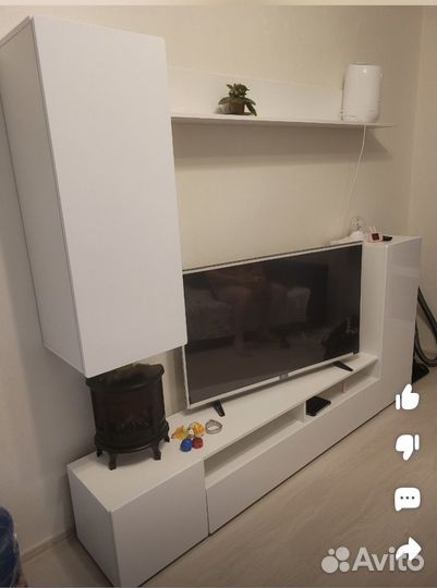 Гостиная Диаманд белая глянец