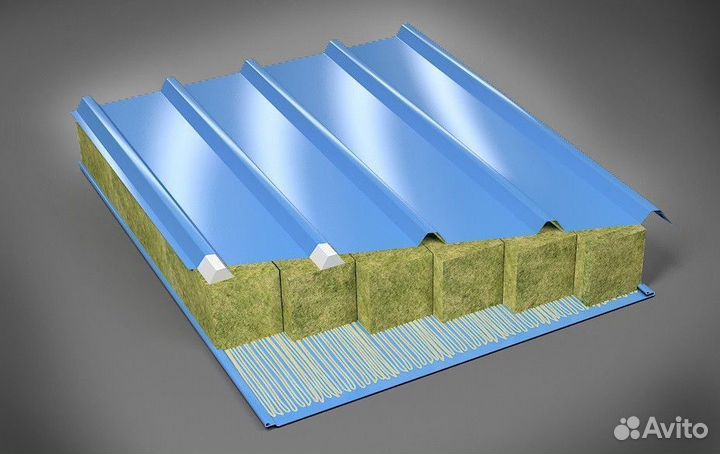 Стеновые и кровельные сэндвич-панели