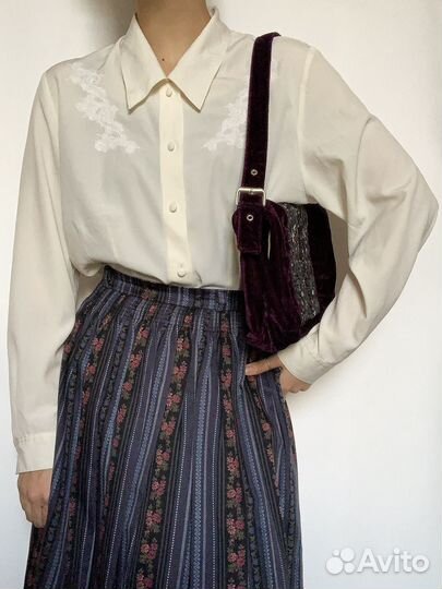 Блузка винтажная