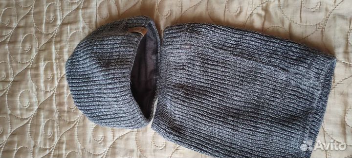 Комплект шапка и снуд зимний