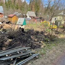 Вспашка земли Выравнивание участков газон под ключ, Апрелевка